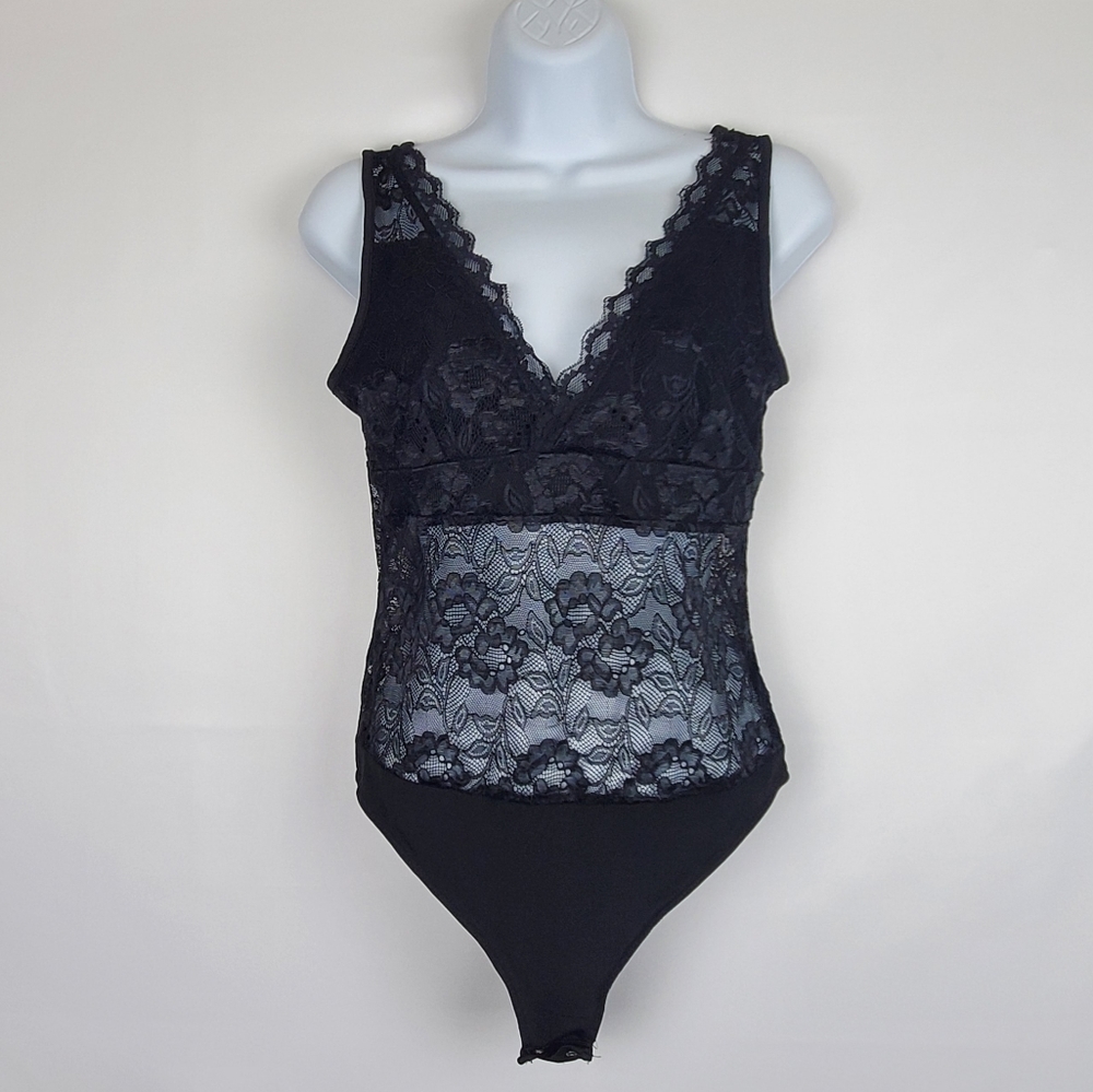Dynamite Black Lace One Piece M